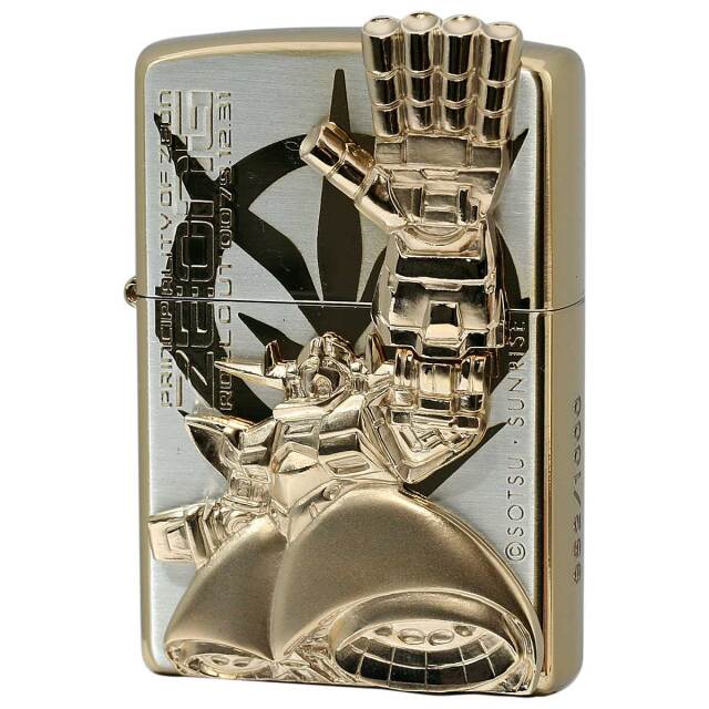 絶版/ヴィンテージ Zippo ジッポー 中古 2008年製造 機動戦士ガンダム ジオング シリアルNo.952  [N]未使用・新品