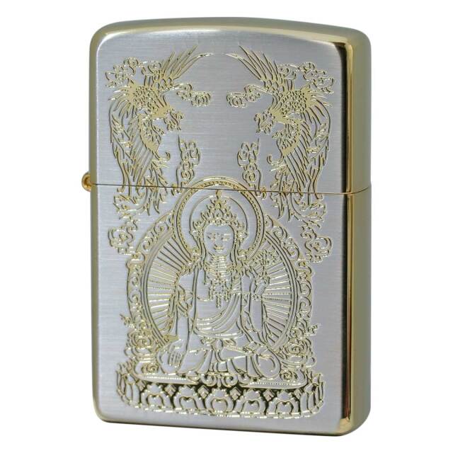 絶版/ヴィンテージ Zippo ジッポー 中古 2013年製造 聖観世音菩薩  [N]未使用・新品