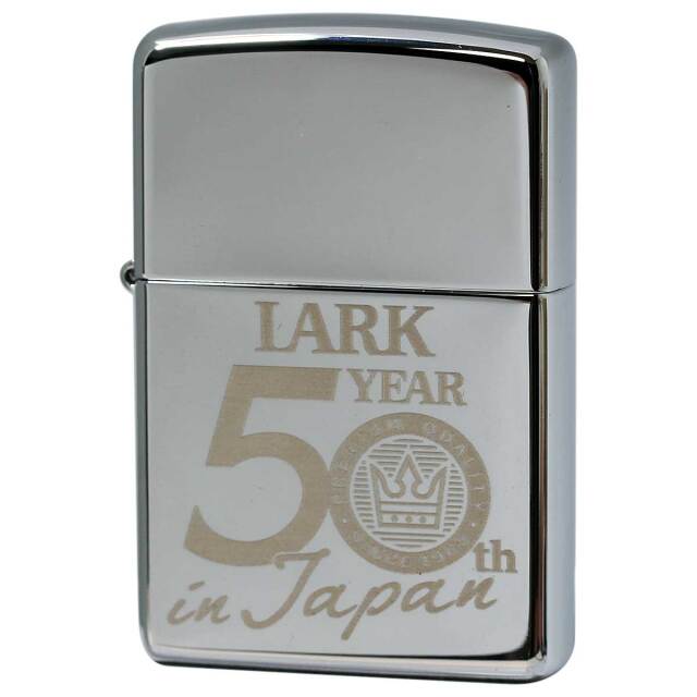 絶版/ヴィンテージ Zippo ジッポー 中古 2012年製造 LARK YEAR 50th in Japan  [N]未使用・新品