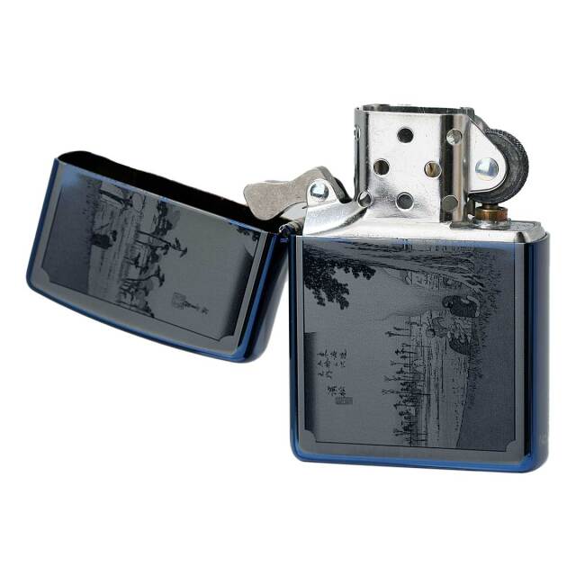 【中古】ポピー　サンゾーホウシ 絶版/ヴィンテージ Zippo ジッポー 中古 2004年製造アサヒ飲料 WANDA