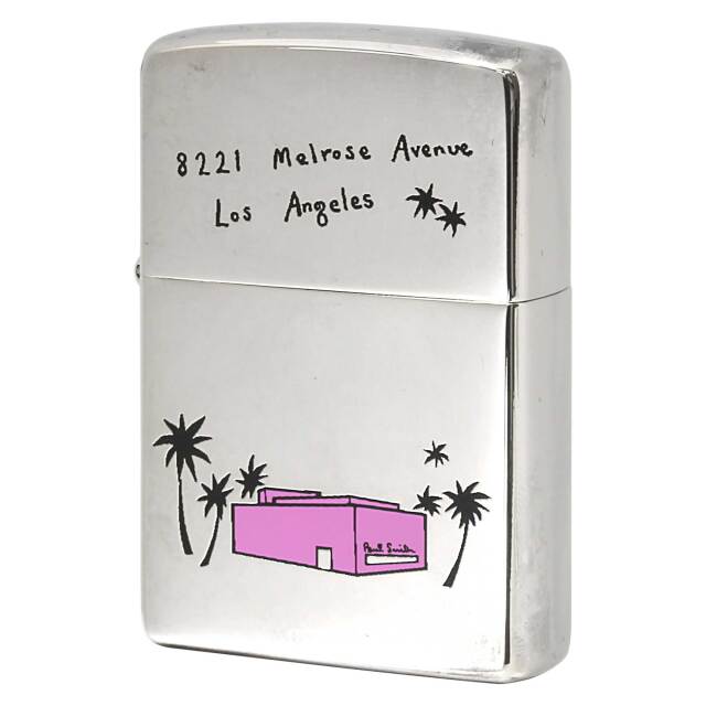絶版/ヴィンテージ Zippo ジッポー 中古 2005年製造 ZIPPO Paul Smith 8221 Melrose Avenue Los Angeles  [A]使用感少なく状態が良い
