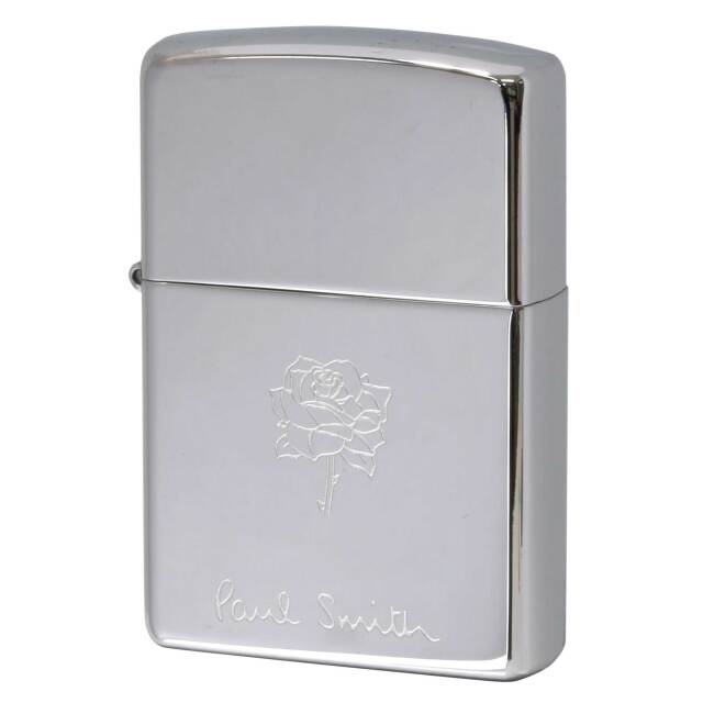 絶版/ヴィンテージ Zippo ジッポー 中古 2002年製造 ZIPPO Paul Smith Rose 薔薇  [S]ほぼ新品同様