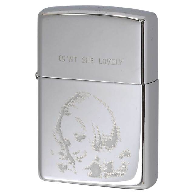 絶版/ヴィンテージ Zippo ジッポー 中古 2000年製造 ZIPPO Paul Smith 試作品 ISN'T SHE LOVELY 可愛いでしょ？  [S]ほぼ新品同様