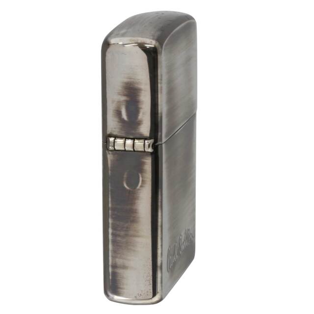 絶版/ヴィンテージ Zippo ジッポー 中古 2003年製造ZIPPO Paul Smith LOGO 逆エッチング 盛上げ シルバー いぶし仕上げ  [A]使用感少なく状態が良い｜Zippo専門店フラミンゴ：本店