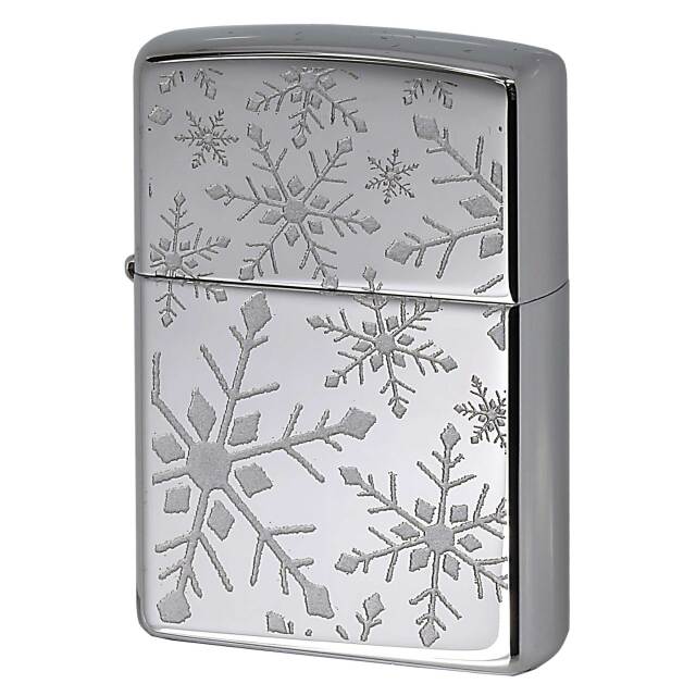 絶版/ヴィンテージ Zippo ジッポー 中古 2005年製造 ZIPPO Paul Smith 雪の結晶 ランダム  [S]ほぼ新品同様