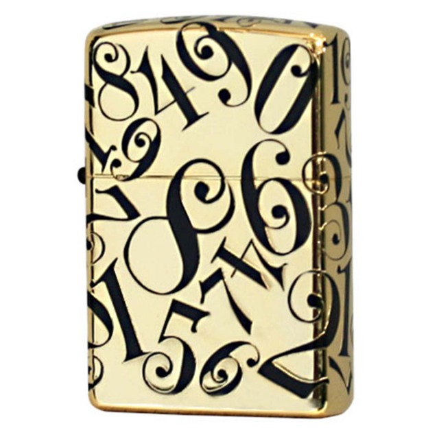 Zippo ジッポー ダイヤル 数字 ランダム イオンマットBK 金サシ FANTASY DIAL FDIAL-A
