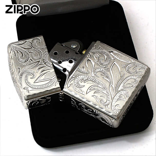 Zippo ジッポー アーマー アラベスク 唐草 コーナーリューター加工