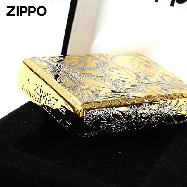 Zippo ジッポー アーマー アラベスク 唐草 コーナーリューター