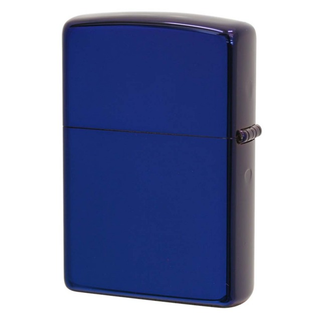 Zippo ジッポー アーガイル柄 ブルー チタンコーティング Titanium