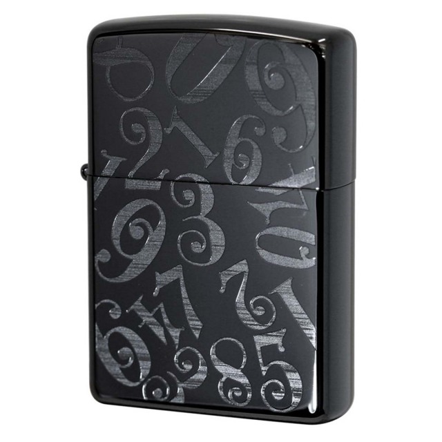 Zippo ジッポー ダイヤル 数字 ナンバー ブラック チタンコーティング Titanium Coating Series Ti-BK-N（D） メール便可