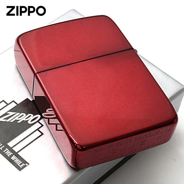 Zippo ジッポー 1941レプリカ ミラーライン レッドイオンコーティング