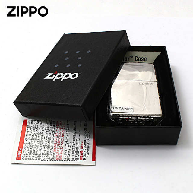 Zippo ジッポー アーマー 162 3面彫刻 コーナーリューター加工