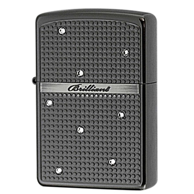 Zippo ジッポー ブリリアント スワロフスキー ブラックニッケル