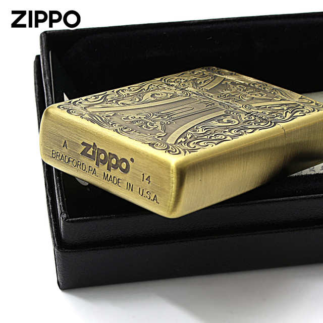 Zippo ジッポー クロス 十字架 Cross アラベスク 唐草