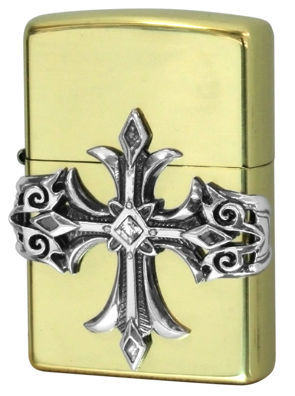 Zippo ジッポー ハイエンドクロス High end cross 真鍮イブシ