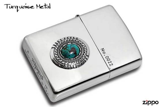 Zippo ジッポー Turquoise Metal ターコイズメタル SVイブシ｜Zippo