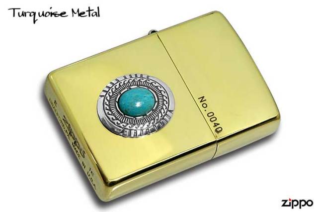 Zippo ジッポー Turquoise Metal ターコイズメタル BSイブシ｜Zippo
