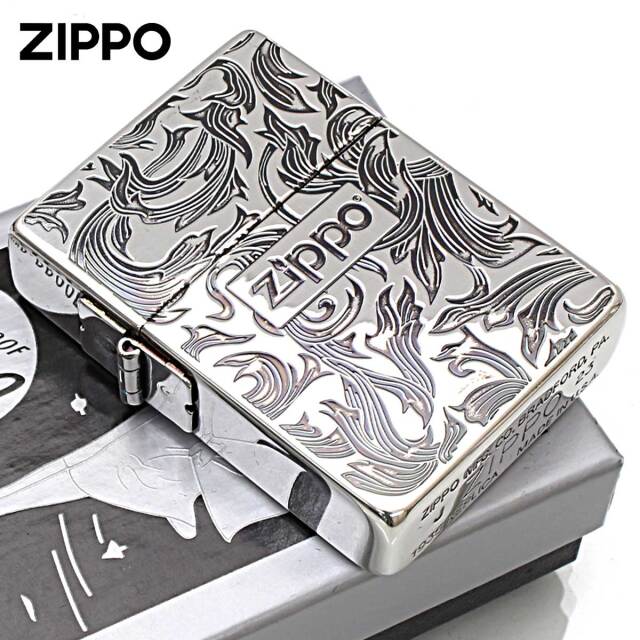 Zippo ジッポー 1935レプリカ アラベスク 唐草 両面加工