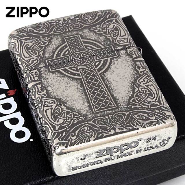 Zippo ジッポー ARMOR アーマー クロス 十字架 Cross ケルティック