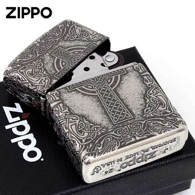 Zippo ジッポー ARMOR アーマー クロス 十字架 Cross ケルティック