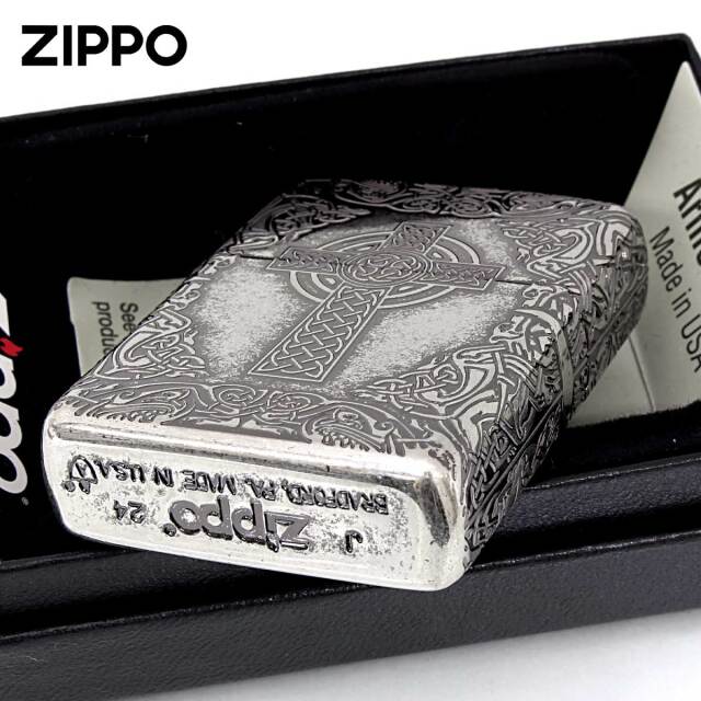Zippo ジッポー ARMOR アーマー クロス 十字架 Cross ケルティック