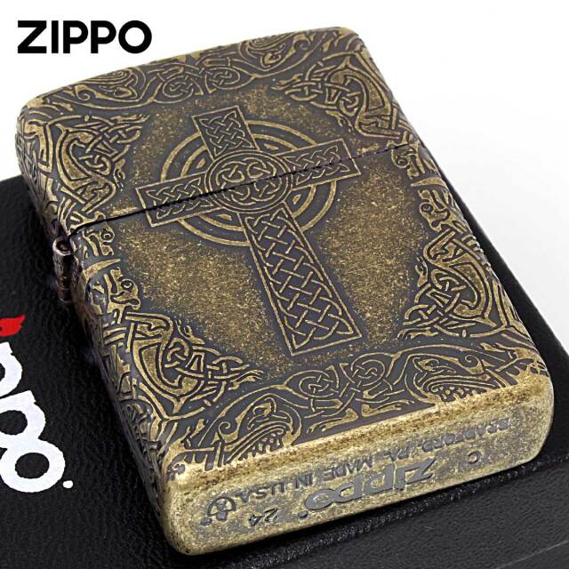 Zippo ジッポー ARMOR アーマー クロス 十字架 Cross ケルティック