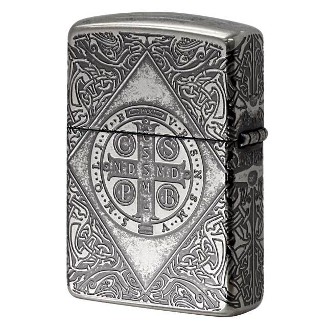 Zippo ジッポー ARMOR アーマー クロス 十字架 Cross ベネディクト