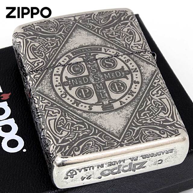Zippo ジッポー ARMOR アーマー クロス 十字架 Cross ベネディクト