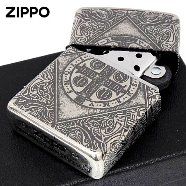 【ジャンク】クロノクロス Zippo Zippo ジッポー ARMOR アーマー クロス 十字架 Cross ベネディクト