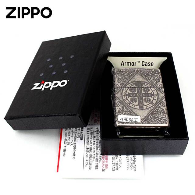 Zippo ジッポー ARMOR アーマー クロス 十字架 Cross ベネディクト