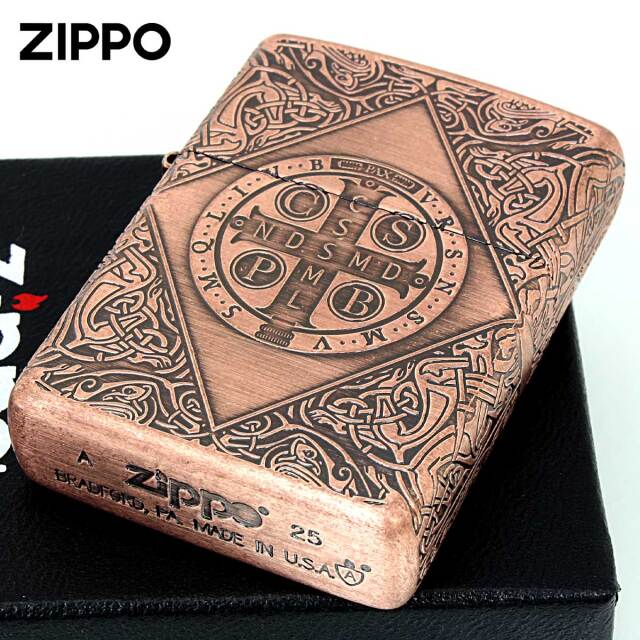 Zippo ジッポー ARMOR アーマー クロス 十字架 Cross ベネディクト