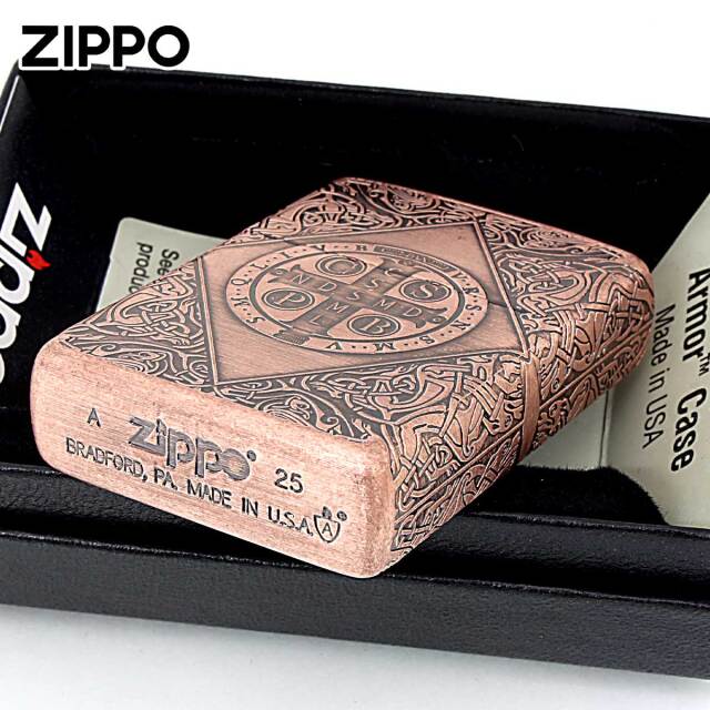 Zippo ジッポー ARMOR アーマー クロス 十字架 Cross ベネディクト