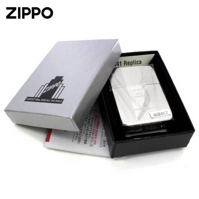 Zippo ジッポー 1941レプリカ ZIPPO LOGO ジッポロゴ ストライプ