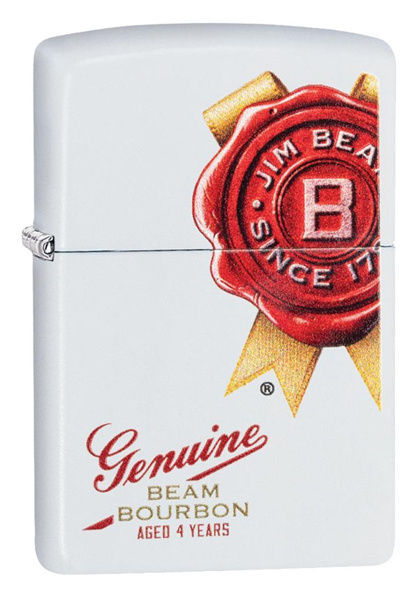 Zippo ジッポー Jim Beam, Genuine Beam Bourbon 29780 メール便可
