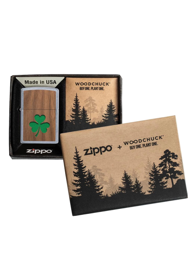 Zippo ジッポー Woodchuck BUY ONE. PLANT ONE. 49056 メール便可
