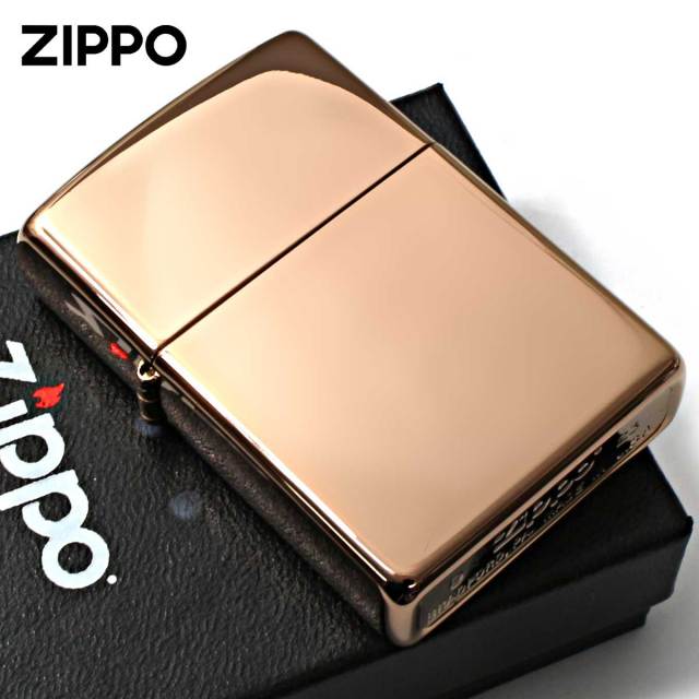 Zippo ジッポー 無地 ローズゴールド 鏡面 ポリッシュ High