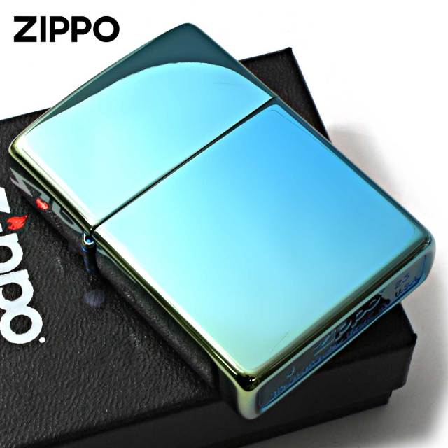 Zippo ジッポー 無地 ティール 鏡面 ポリッシュ High Polish Teal