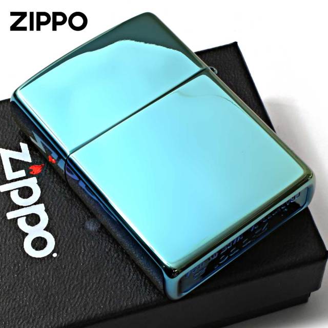 Zippo ジッポー 無地 ティール 鏡面 ポリッシュ High Polish
