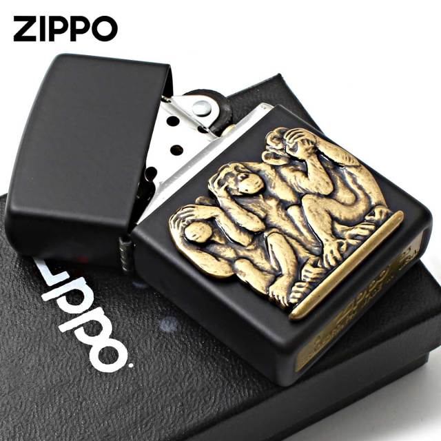 Amazon.co.jp: 日本未発売 立体的お猿さん ZIPPO ジッポー