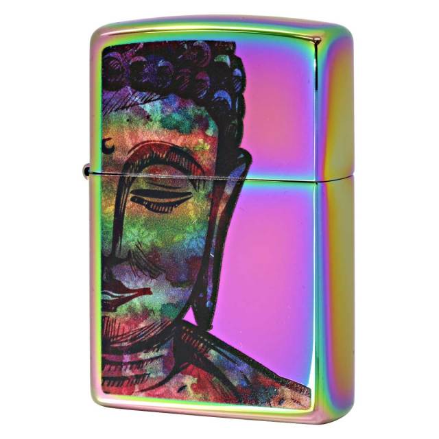 Zippo ジッポー 大仏 釈迦 Bright Buddha 虹 スペクトラム 49136 メール便可