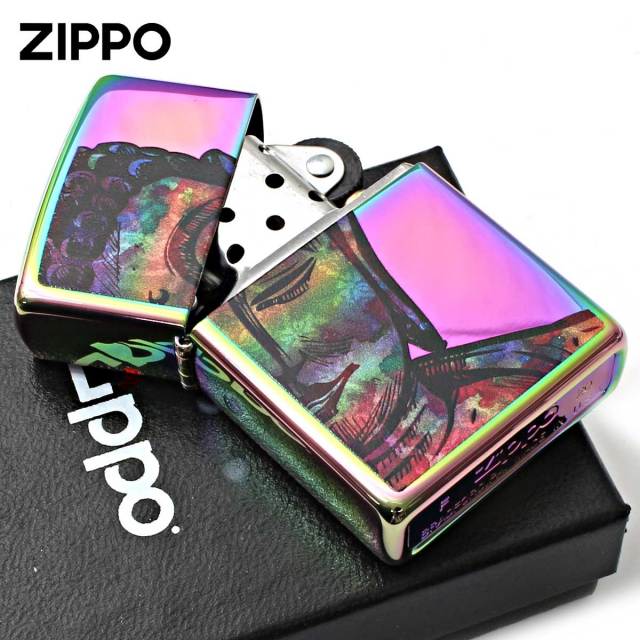 Zippo ジッポー 大仏 釈迦 Bright Buddha 虹 スペクトラム 49136