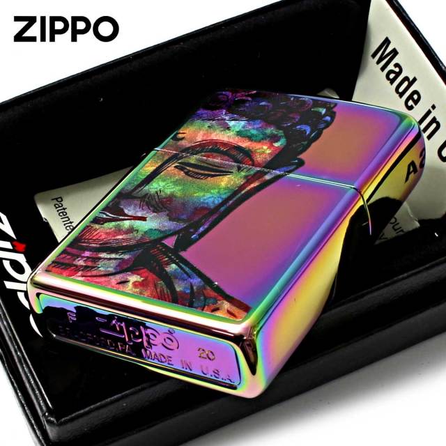 Zippo ジッポー 大仏 釈迦 Bright Buddha 虹 スペクトラム 49136