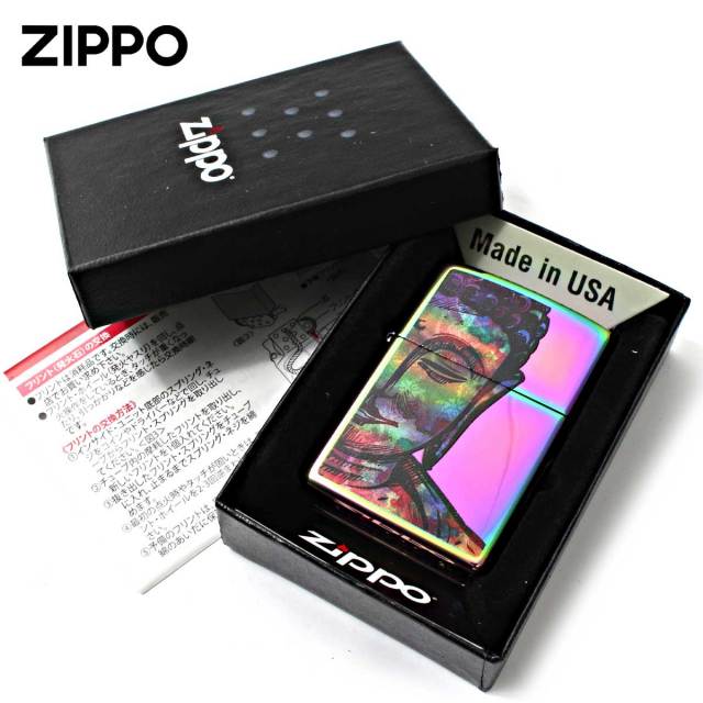 Zippo ジッポー 大仏 釈迦 Bright Buddha 虹 スペクトラム 49136