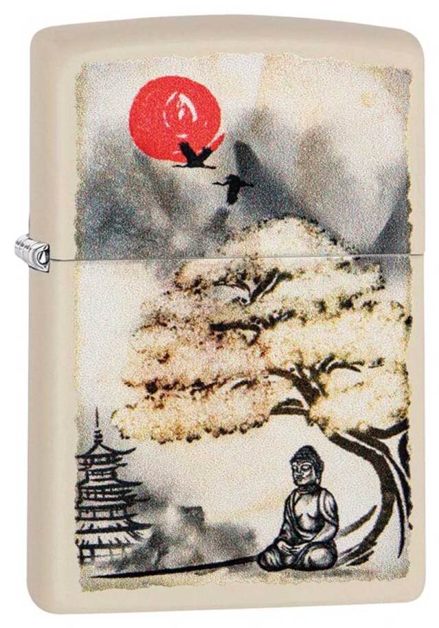 Zippo ジッポー Bonsai Buddha Under Tree 29846 メール便可