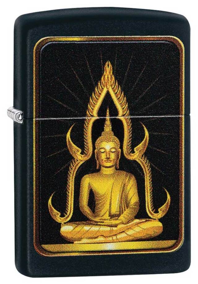 Zippo ジッポー Buddha Black Matte 29836 メール便可