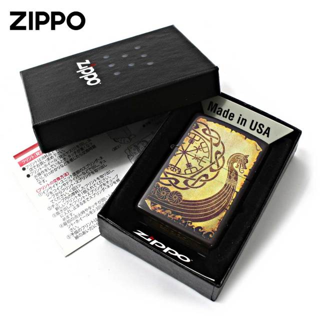 Zippo ジッポー ヴァイキング船 Viking Warship ブラウン