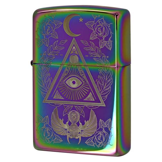 Zippo ジッポー プロビデンスの目 Eye of Proviendence Design 虹 スペクトラム 49061 メール便可