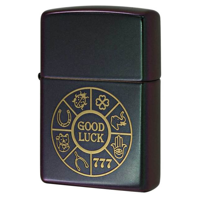 Zippo ジッポー ラッキー シンボル 幸運 Lucky Symbols 玉虫色 イリデッセント 49399 メール便可