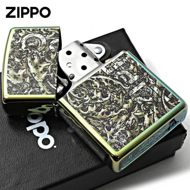 Zippo ジッポー ツタ カモフラージュ アンティーク風 Zippo Design