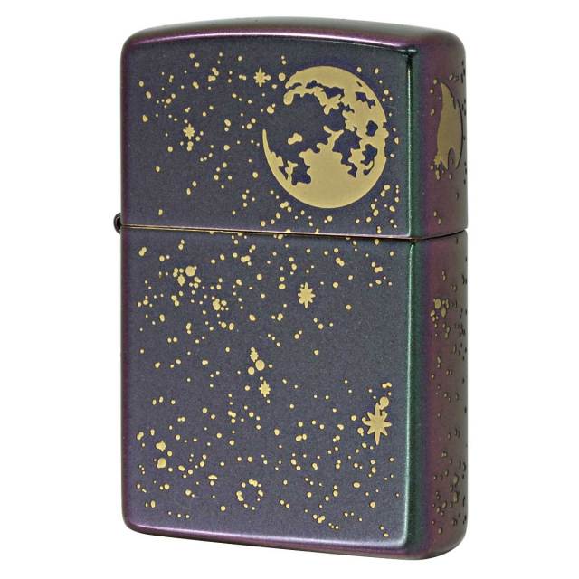 Zippo ジッポー 星空 スター 夜空 4面連続デザイン Starry Sky 玉虫色 イリデッセント 49448